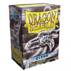 Dragon Shield 100 - Standard Deck Protector Sleeves - Clear - AT-10001