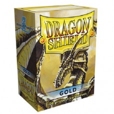 Dragon Shield 100 - Standard Deck Protector Sleeves - Gold - AT-10006