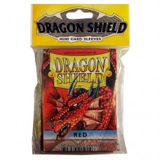 Dragon Shield 50 - Mini Size Deck Protector Sleeves - Red - AT-10107