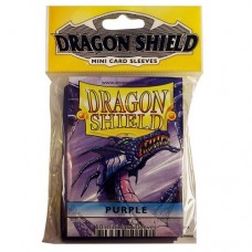 Dragon Shield 50 - Mini Size Deck Protector Sleeves - Purple - AT-10109