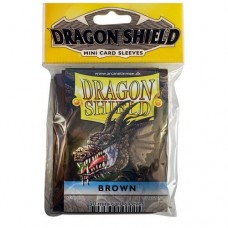 Dragon Shield 50 - Mini Size Deck Protector Sleeves - Brown - AT-10111