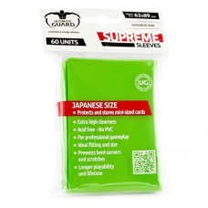 Ultimate Guard 60 - Mini Size Supreme Deck Protector Sleeves - Light Green - UGD010134