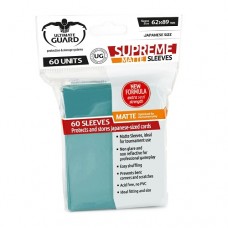 Ultimate Guard 60 - Matte - Mini Size Supreme Deck Protector Sleeves - Petrol - UGD010332