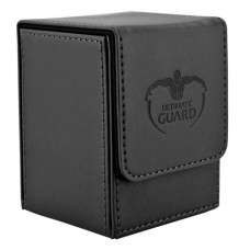 Ultimate Guard 100+ Flip Deck Case Leatherette Box - Black - UGD010394