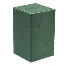 Ultimate Guard 100+ Xenoskin Flip n Tray Deck Case Box - Green - UGD010376