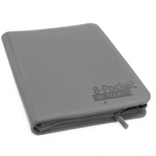 Ultimate Guard Binder 8-Pocket QuadRow Zipfolio XenoSkin - Grey - UGD010439