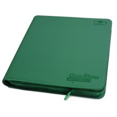 Ultimate Guard Binder 12-Pocket QuadRow Zipfolio XenoSkin - Green - UGD010469