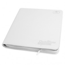 Ultimate Guard Binder 12-Pocket QuadRow Zipfolio XenoSkin - White  - UGD010470