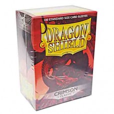 Dragon Shield 100 - Standard Deck Protector Sleeves - Crimson - AT-10020