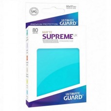 Ultimate Guard 80 - Supreme UX Sleeves Standard Size - Matte Aquamarine - UGD010557