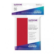 Ultimate Guard 50 - Supreme UX Sleeves Standard Size - Red - UGD010802