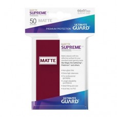 Ultimate Guard 50 - Supreme UX Sleeves Standard Size - Matte Burgundy - UGD010824